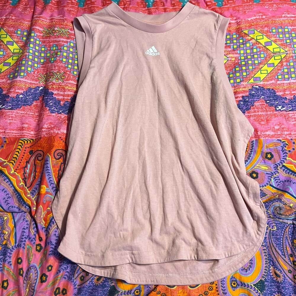 Adidas Aeroready Women's Sleeveless Workout Tank Top, Dusty Pink